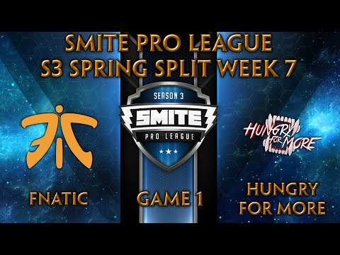 SPL S3 Spring: Week 7 - FNATIC vs. Hungry For More (Game 1)