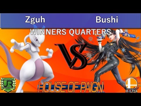 House of Paign X  WINNERS QUARTERS - Zguh (mewtwo, Meta Knight) vs Bushi (bayonetta)