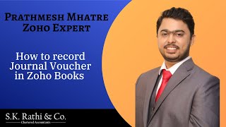 How to record Manual Journals (JVs) in Zoho Books (In Hindi)
