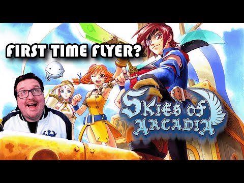 James plays Skies of Arcadia for the first time on a real Dreamcast • Ep1 • 4x upscaled with OSSC