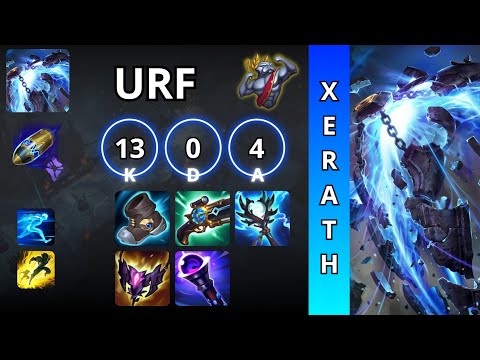 ⚡ Xerath URF Gameplay – Long-Range Spell Spam | League of Legends