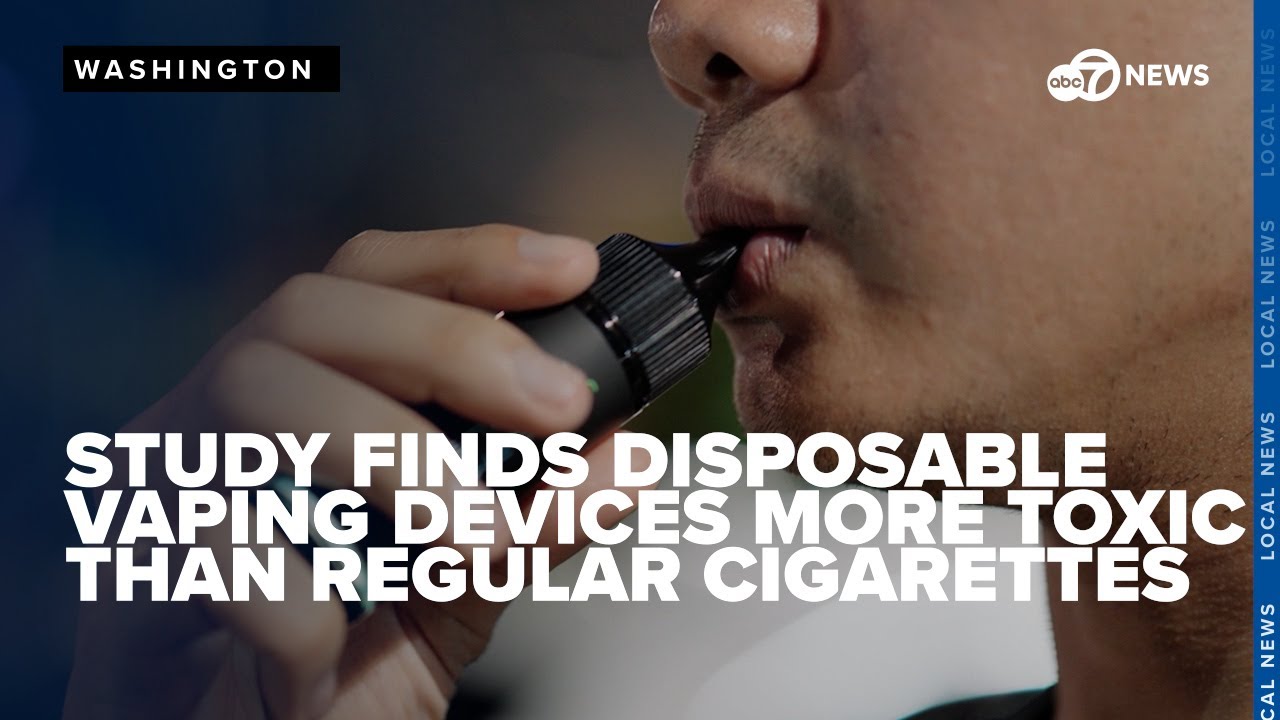 New study finds disposable vaping devices more toxic than traditional cigarettes