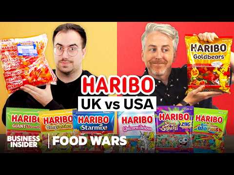 美國與英國哈瑞博 | 美食大戰 | Insider Food (US vs UK Haribo | Food Wars | Insider Food)