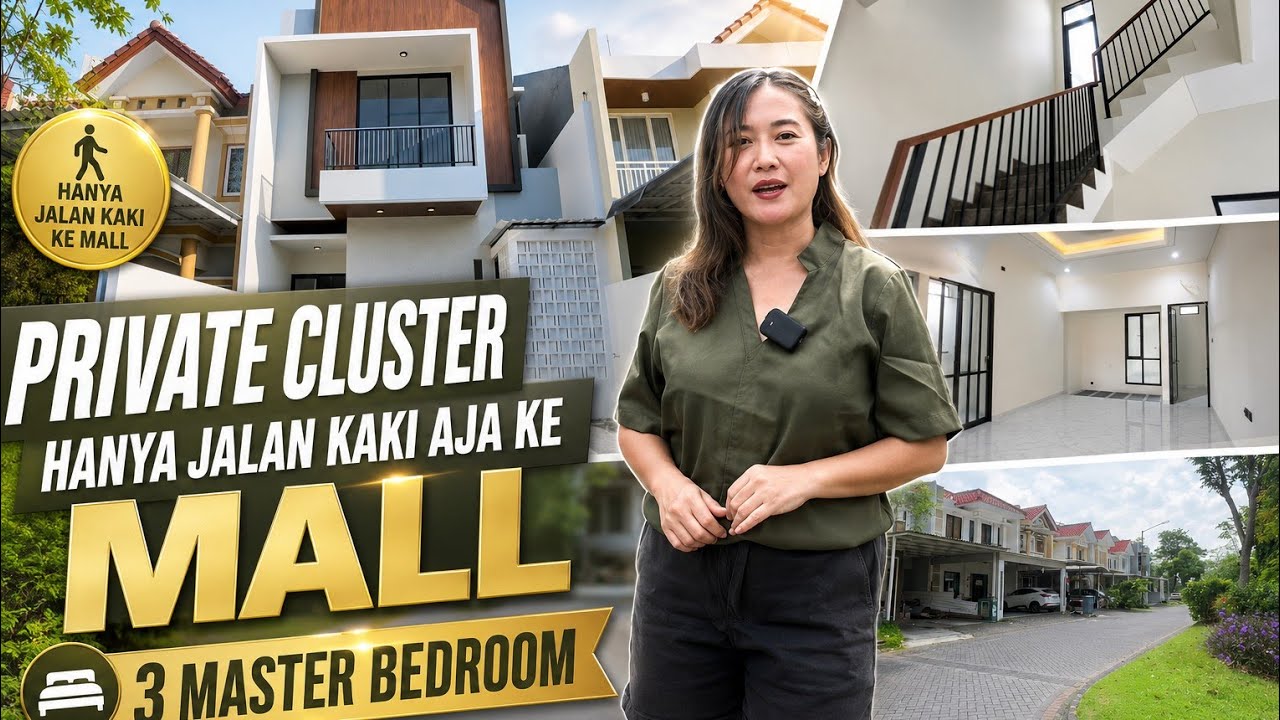 Rumah Baru Minimalis 2 Lantai Kamar Besar di Sorento Pakuwon City