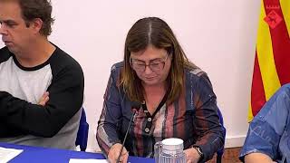 Sessió plenària ordinària dilluns 30 de setembre 2024