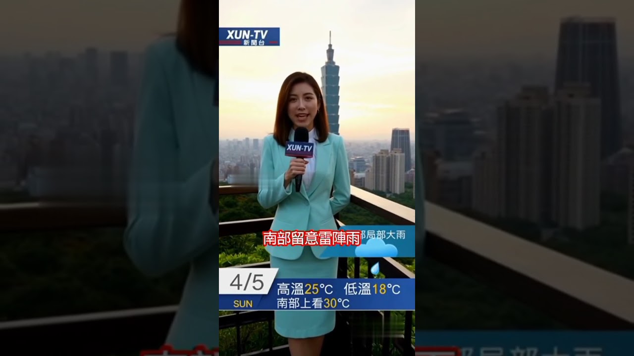 早安！今天是清明節，這波鋒面影響到明天，今晚明晨西半部仍有局部大雨。明天白天起雨勢趨緩，南部留意雷陣雨。各地高溫約 25 度，南部上看 30 度，早晚低溫 18 度，提醒您連假注意氣溫變化！