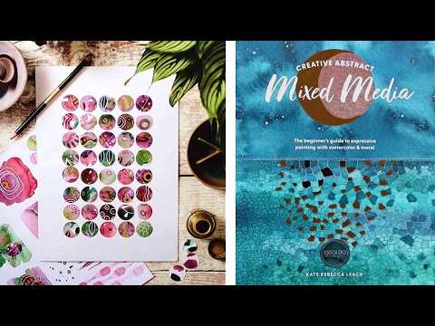 Creative Abstract Mixed Media by Kate Rebecca Leach │Art Book Review
