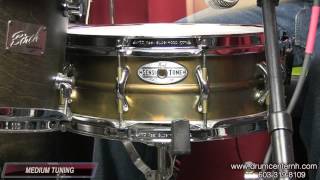 Video thumbnail for Video Demo: Pearl Beaded Brass SensiTone Premium Snare Drum 5x14 by Drum Center of Portsmouth