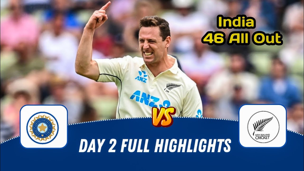 India vs New Zealand 1st Test 2024 Day 2 Highlights | Ind vs NZ