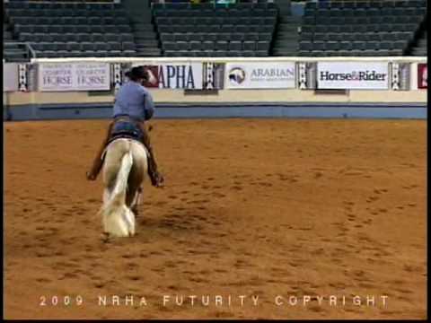 Steppin Up Wimpy 2009 NRHA NonPro Futurity Go round