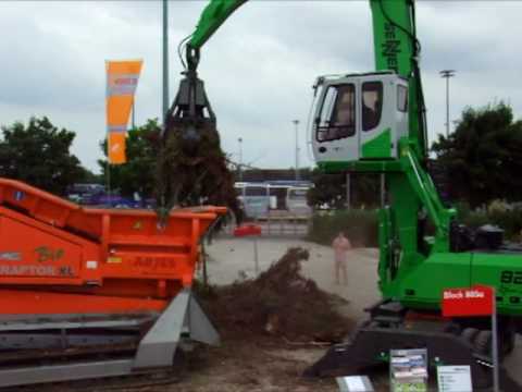 Interforst 2010: Arjes Raptor XL BioMaster u. Sennebogen 825