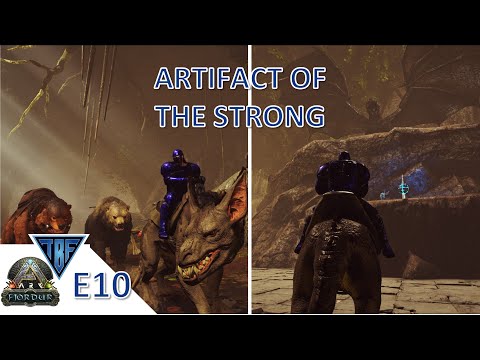 Artifact of the Strong! Amazing Cave #10 Ark Survival Evolved New Fjordur Map Playthrough!