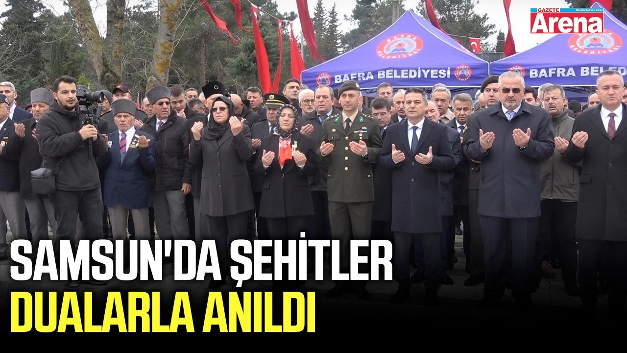 Samsun'da şehitler dualarla anıldı