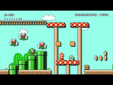 DeeDee's Quest 1-1 : SMB3/MB/SML by Țśƒ☆edDy - SUPER MARIO MAKER - NO COMMENTARY 1ay