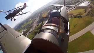 preview picture of video 'SAS2012 Tiger Moth formation display at Sola Airshow 100612'