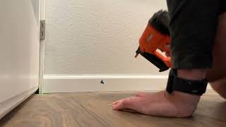 Paslode Brad Nailer in Action