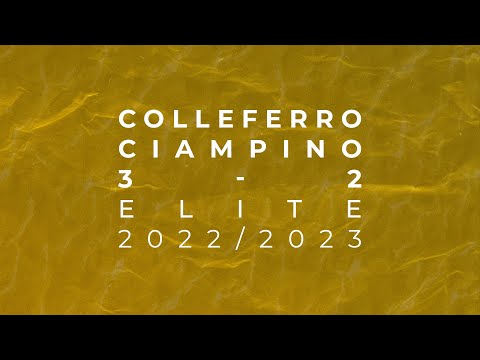U15 Elite 2022/2023 - Colleferro v Ciampino