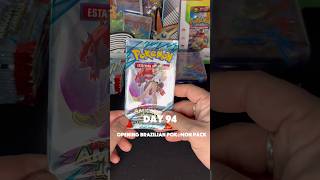 Day 94 Opening Brazilian Pokémon Booster pack!! Journey together 🤝