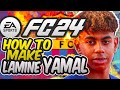 FC 24 | How to make Lamine Yamal  Stats & New Animation Barcelona La MASIA PHENOM!