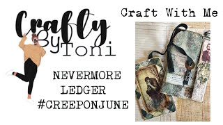 #creeponjune2025…NEVERMORE LEDGER...#junkjournalideas #junkjournaldigitals @TracieFoxCreative