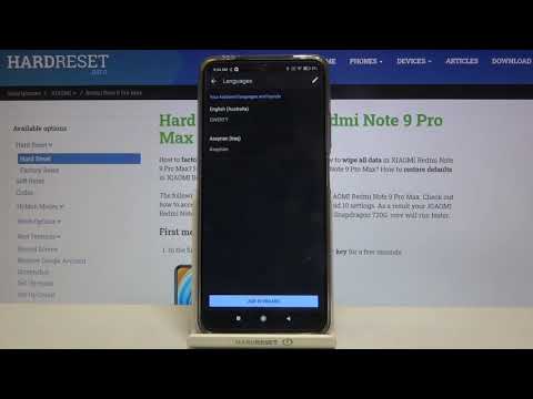 How to Manage Keyboard Languages on XIAOMI Redmi Note 9 Pro Max – Language List