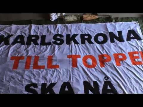 FK Karlskrona TIFO Hemmapremiär 2018.