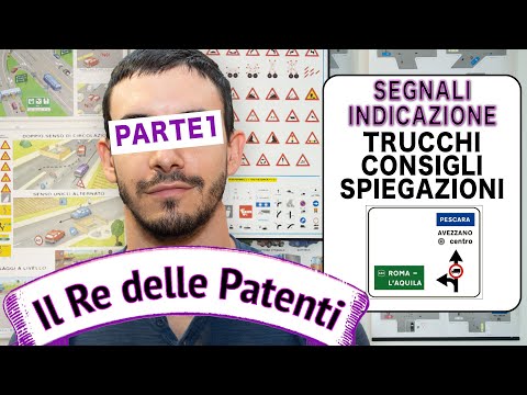 SEGNALI DI INDICAZIONE Pt. 1 - IL RE DELLE PATENTI - PATENTE B - ESAME DI TEORIA