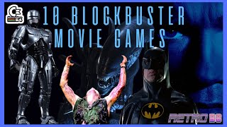 The Best 10 Commodore C64 movie based games!