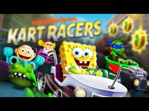 Emlékeztek még ezekre a mesékre? Versenyezzünk velük! Nickelodeon Kart Racers Végigjátszás Magyarul
