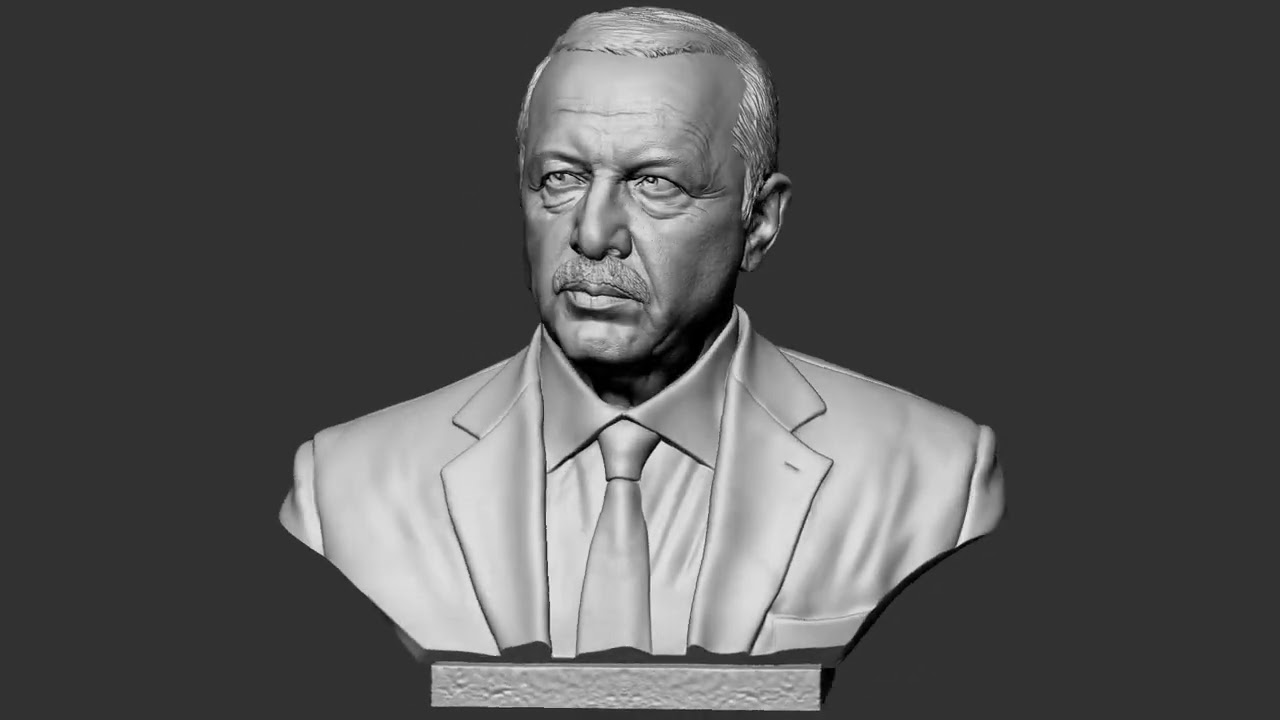 Recep Erdogan 3D Print Model