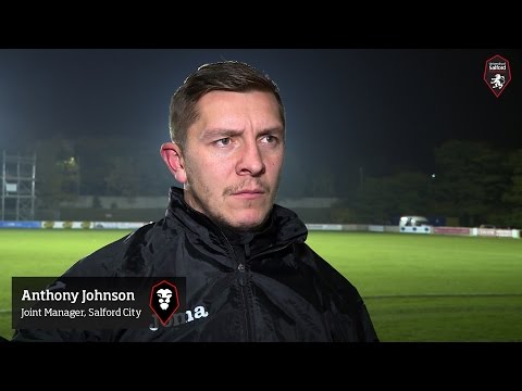 Salford City 2-2 Matlock Town - Anthony Johnson post-match interview 27.10.15