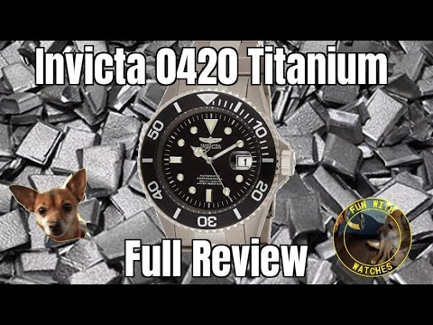 Invicta 0420 Titanium Pro Diver Watch Review!