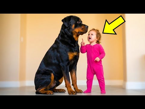 3-Jährige Schimpfte Jeden Tag Mit Rottweiler - Was Die Eltern Entdeckten Ließ Sie ZITTERN!