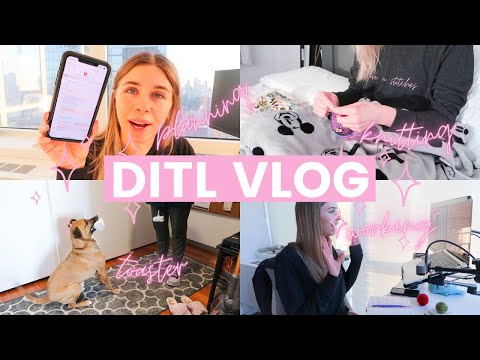 Fitting Knitting Into a Busy Day | Day in the Life Vlog - February 2022 | Knitty Natty