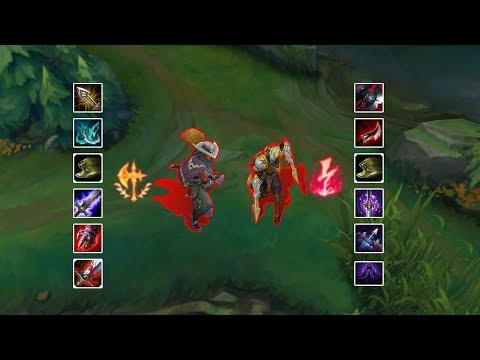 YASUO vs ZED FULL BUILD FIGHT - LV 18