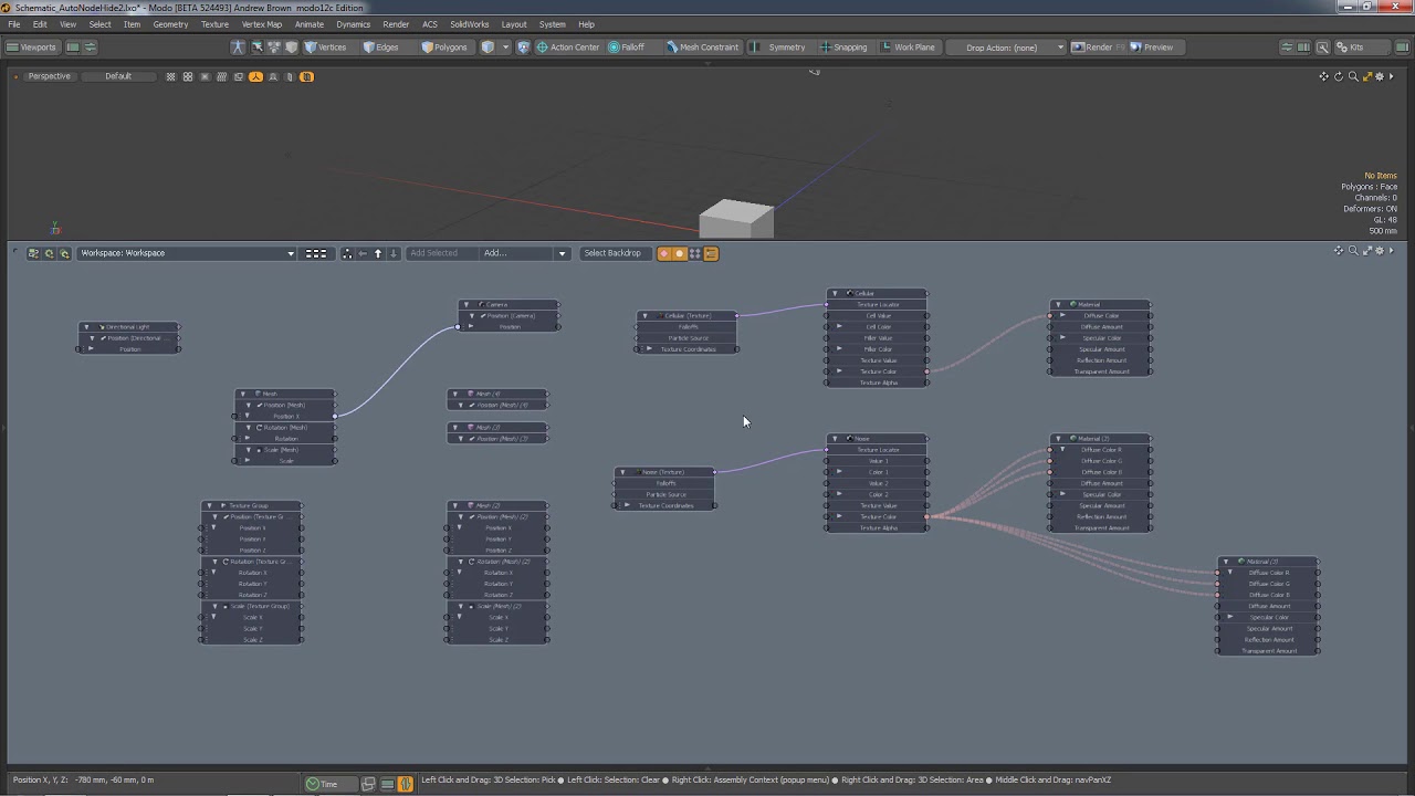 Schematic Show Connected Nodes