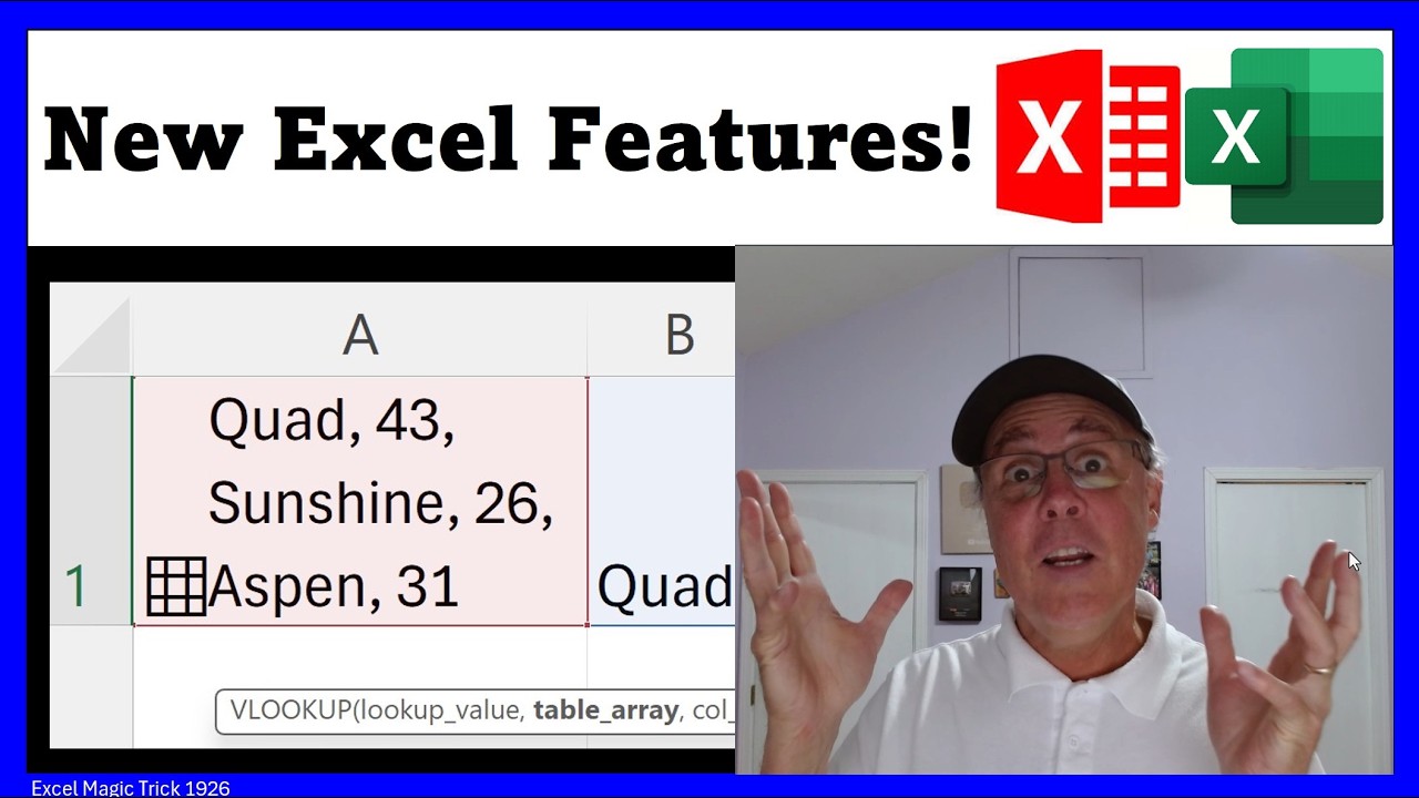New Excel List & Array Features Change Everything. Model Building’s New Frontier. EMT 1926