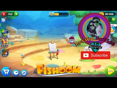 Fishdom Level 5666 - 5670 - Aquarium Artist's Studio - World Art Works - Gameplay