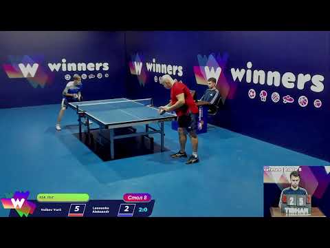 Volkov Yurii - Leonenko Aleksandr WINners CUP Table Tennis 8 09.01.2021 19:15