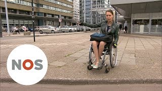 HANDICAP: Waar rolt Jiska (23) dagelijks tegenaan?