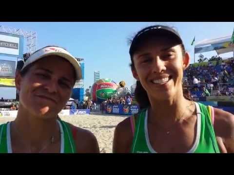 World Series of Beach Volleyball: Larissa and Talita