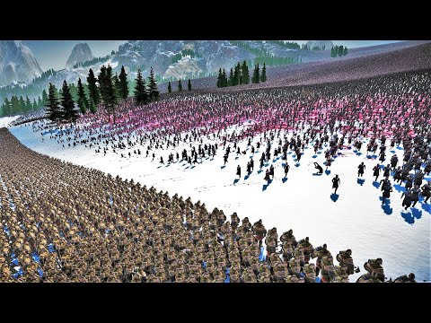 6,000,000 White Walkers Attacks VIKING Wooden Fort - Ultimate Epic Battle Simulator 2