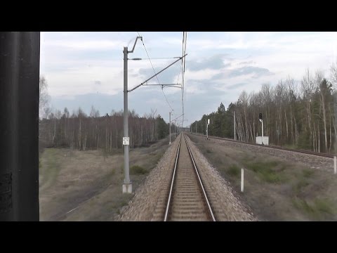 Odcinek Warszawa Zachodnia - Zawiercie - |Wiedenka & CMK| - z tyłu pociągu EIC Klimczok