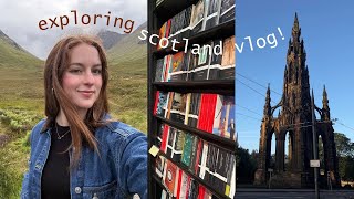 vlog: fall in scotland, bookstores, castles, driving through the highlands