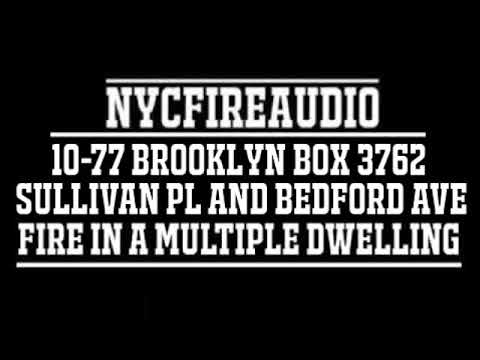 NYCFireAudio - FDNY Brooklyn 10-77 Box 3762 Audio  - Fire In A Multiple Dwelling - 1/31/18