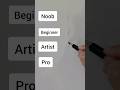 How to draw anime nose noob vs Artist vs pro #shorts #draw #art