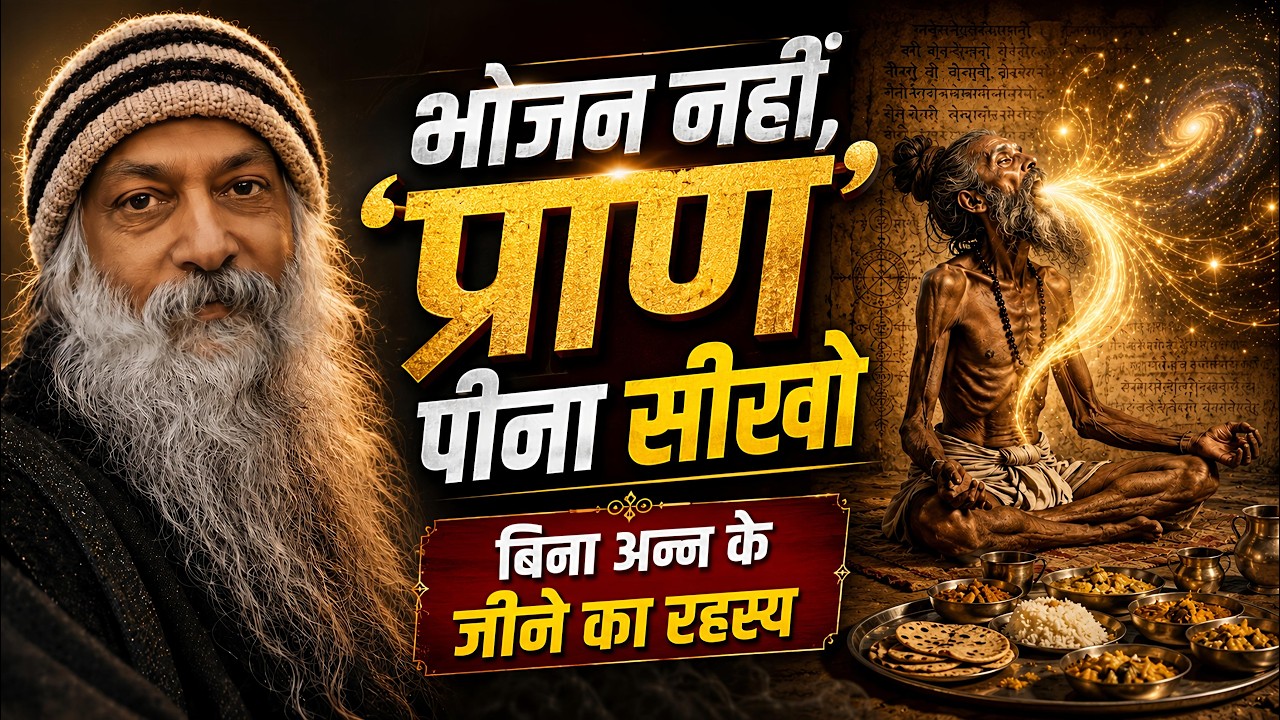 योगी बिना खाना खाए कैसे जीते हैं? | प्राण ऊर्जा का प्राचीन रहस्य | Osho Wisdom Hindi