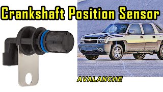 How to Replace Crankshaft Position Sensor 1999-2007 Chevy Avalanche 1500 or any 5.3 LS  Engine
