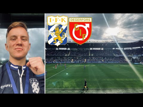 Stadium vlog: IFK GÖTEBORG - DEGERFORS IF | 04.07.2022