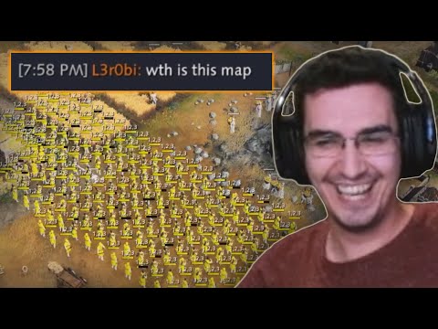 200/200 Villager Push on Mountaing Clearing in 4v4 ranked